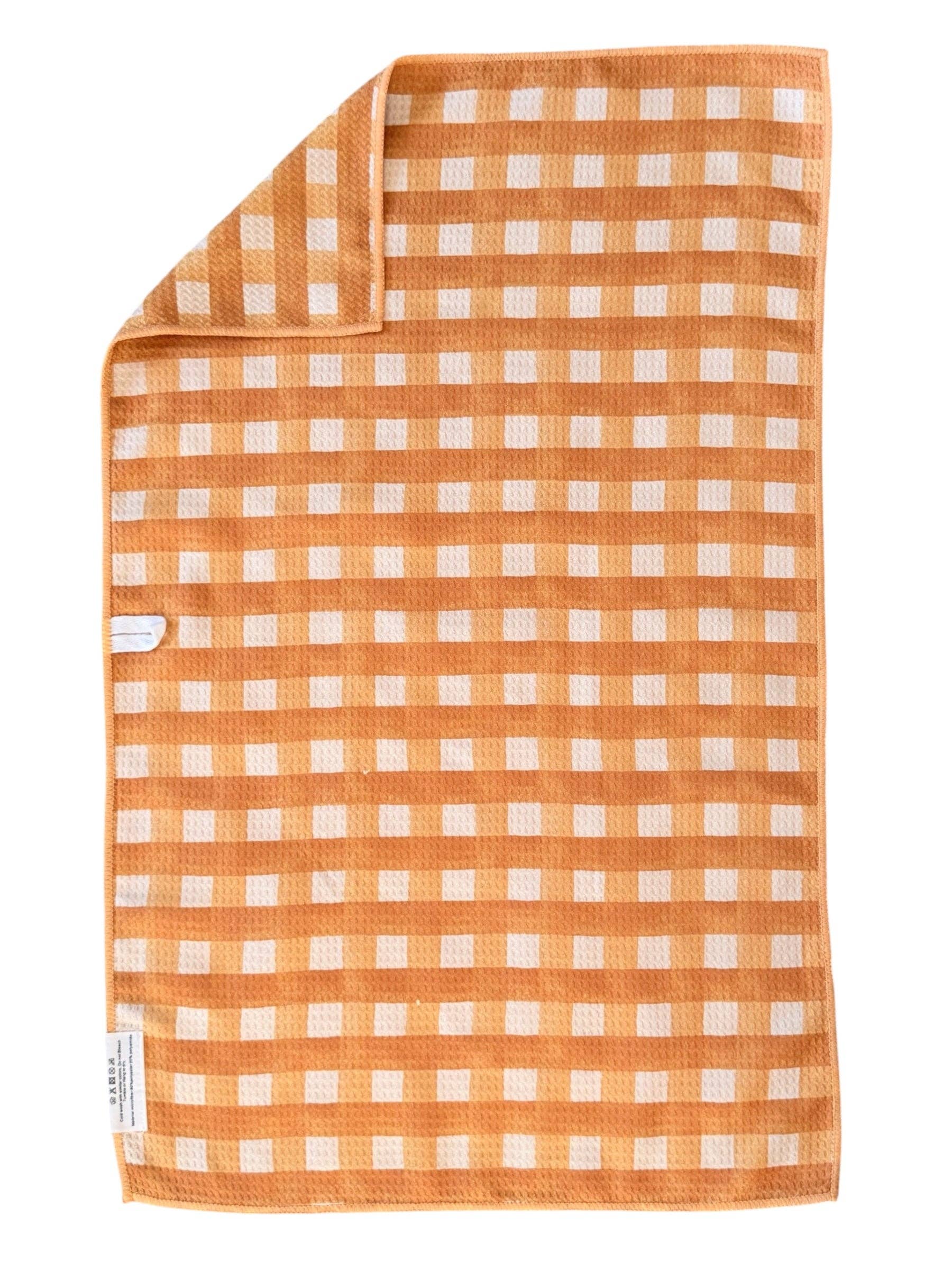 Ginger: Double-Sided Hand Towel: Gold / 17x27 in / Hand Towel