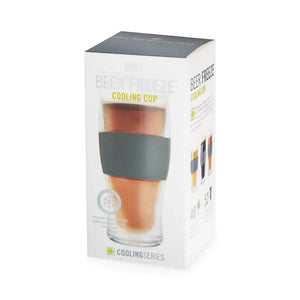 Beer FREEZE™ Cooling Cup Insulated w/ Cooling Gel - Gray