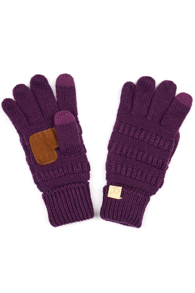 Indi Pink C.C Kids Knit Gloves
