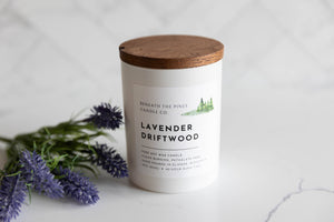 Lavender Driftwood Soy Candle