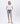 POWDER PUFF HIGH RISE PATCH POCKET DENIM SHORTS