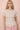 Blush Floral Print Fitted Casual Top