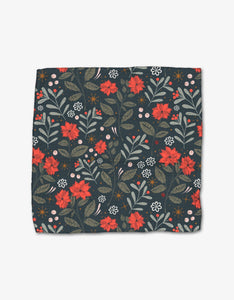 Holiday Floral Dishcloth Set