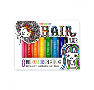 HAIR FLAIR - Hair Color Gel Sticks Set of 8