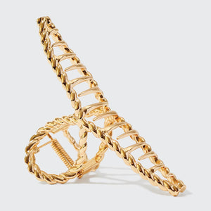 Gold Metal Rope Claw Clip 1pc