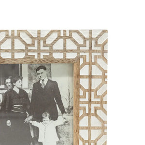 4X6 Vennie Neoclassical Carved Wood Photo Frame