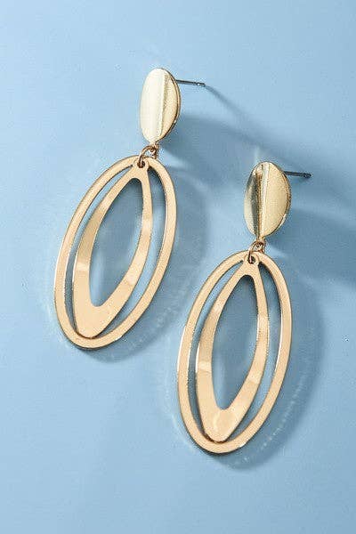 DOUBLE TEAR DROP EARRINGS