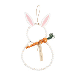 BEADED BUNNY DOOR HANGER