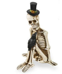 4 Inch Sitting Resin Skeleton