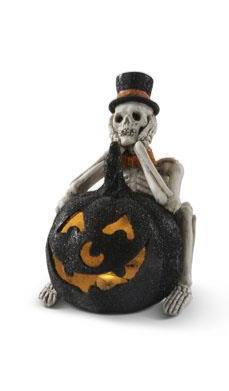 LED Skeleton & Jack O Lantern w/Timer