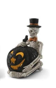 LED Skeleton & Jack O Lantern w/Timer
