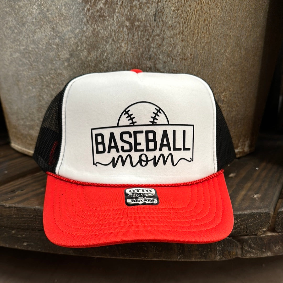 Baseball Mom Trucker Hat