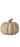 Light Brown Whitewashed Resin Pumpkin