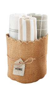 Happy Towel & Scallop Bucket Sets