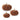 Brown Velvet Pumpkins w/Wood Stem