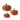 Rust Velvet Pumpkins w/Wood Stem
