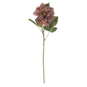 16 Inch Real Touch Brown Dahlia Stem