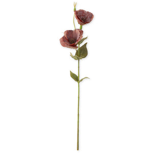 19 Inch Real Touch Burgundy Bellflower