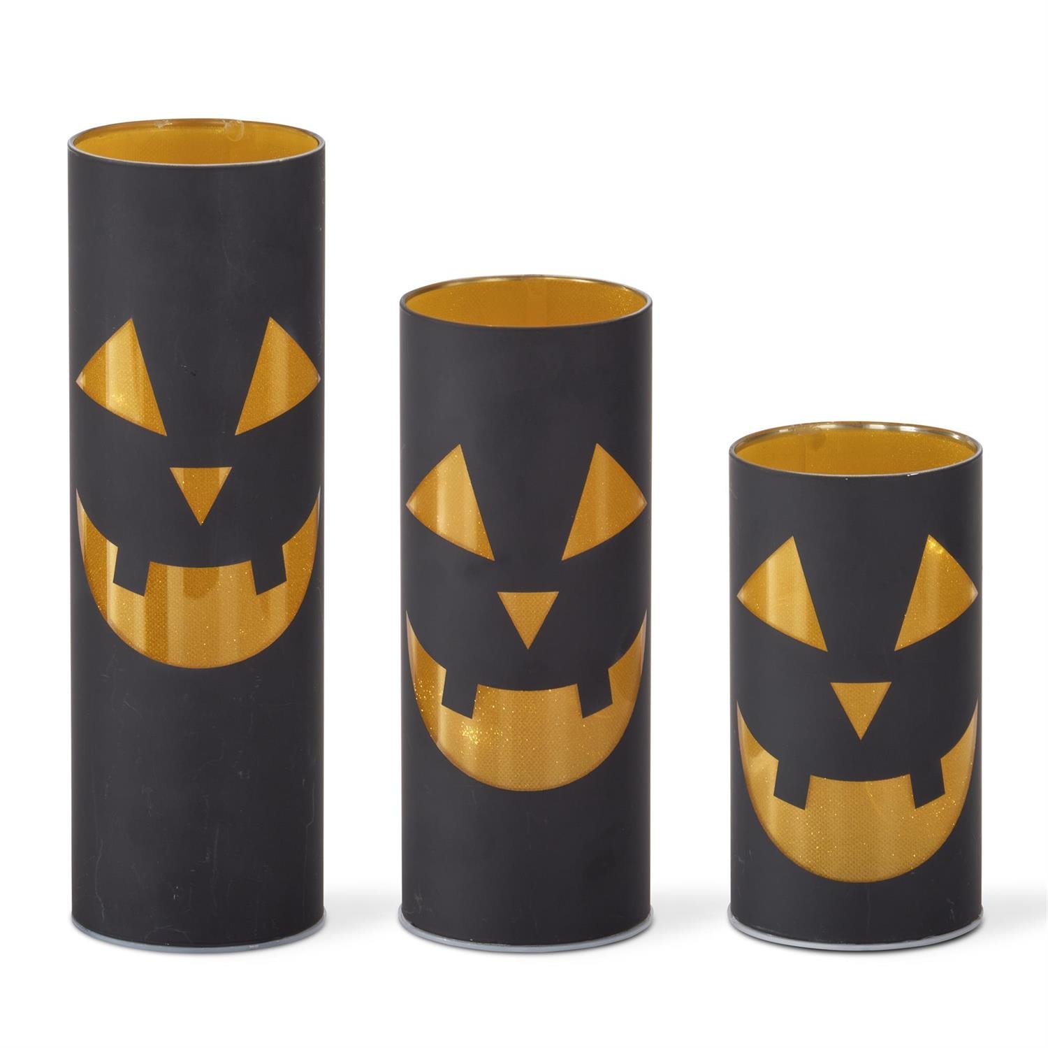 Black & Gold Laser Engraved Jack o Lantern
