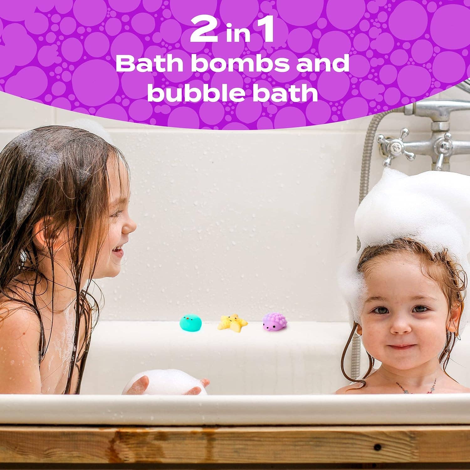 Squishy Bath Bombs for Kids with Toy Surprises