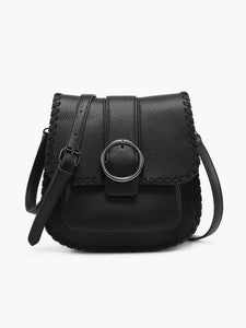 Sandra Buckle Flapover Crossbody