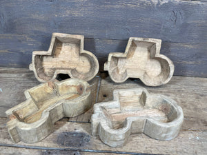 NFC Tractor Dough Bowl-WH5-9x6-Unfinished-NFC-Tractor-$4