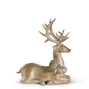 Resin Light Brown Deer w/Antique Finish