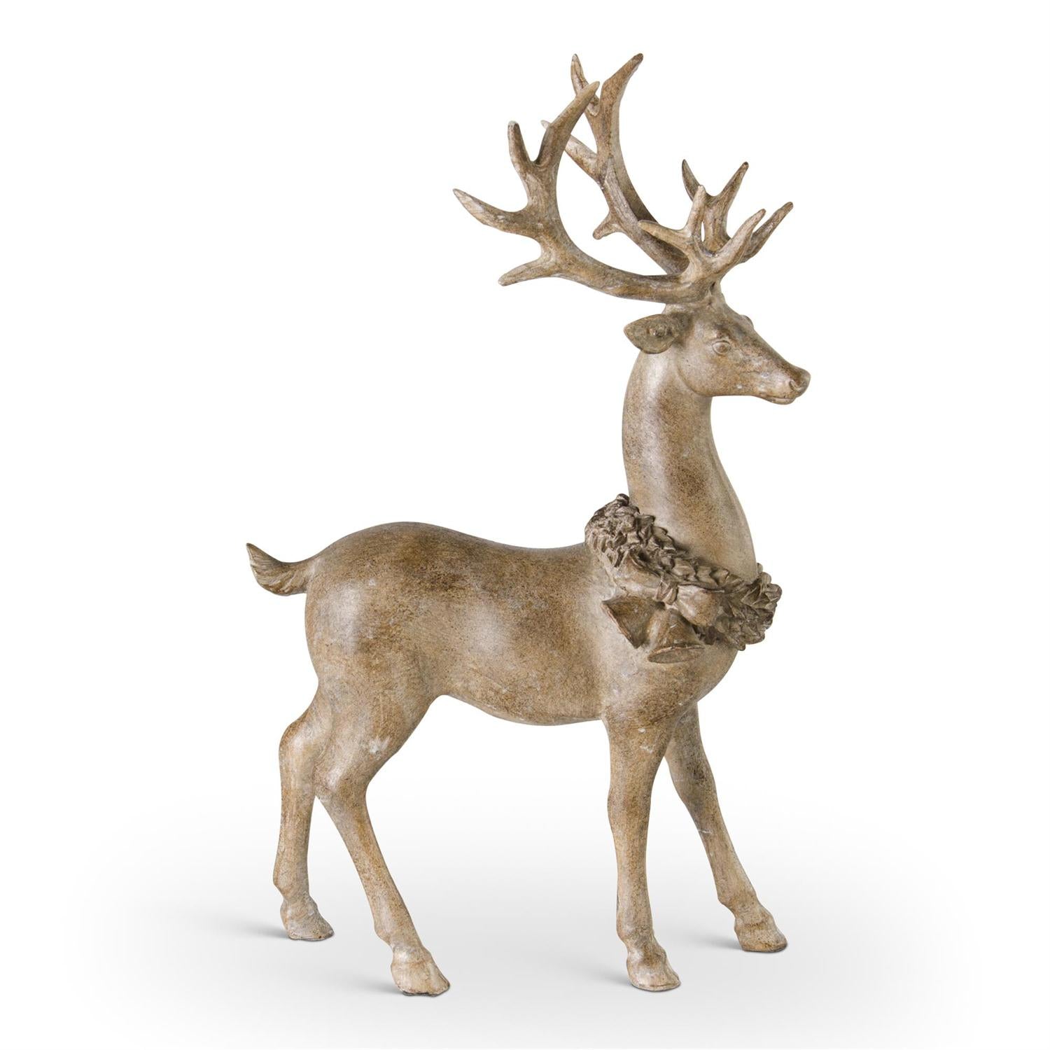 Resin Light Brown Deer w/Antique Finish