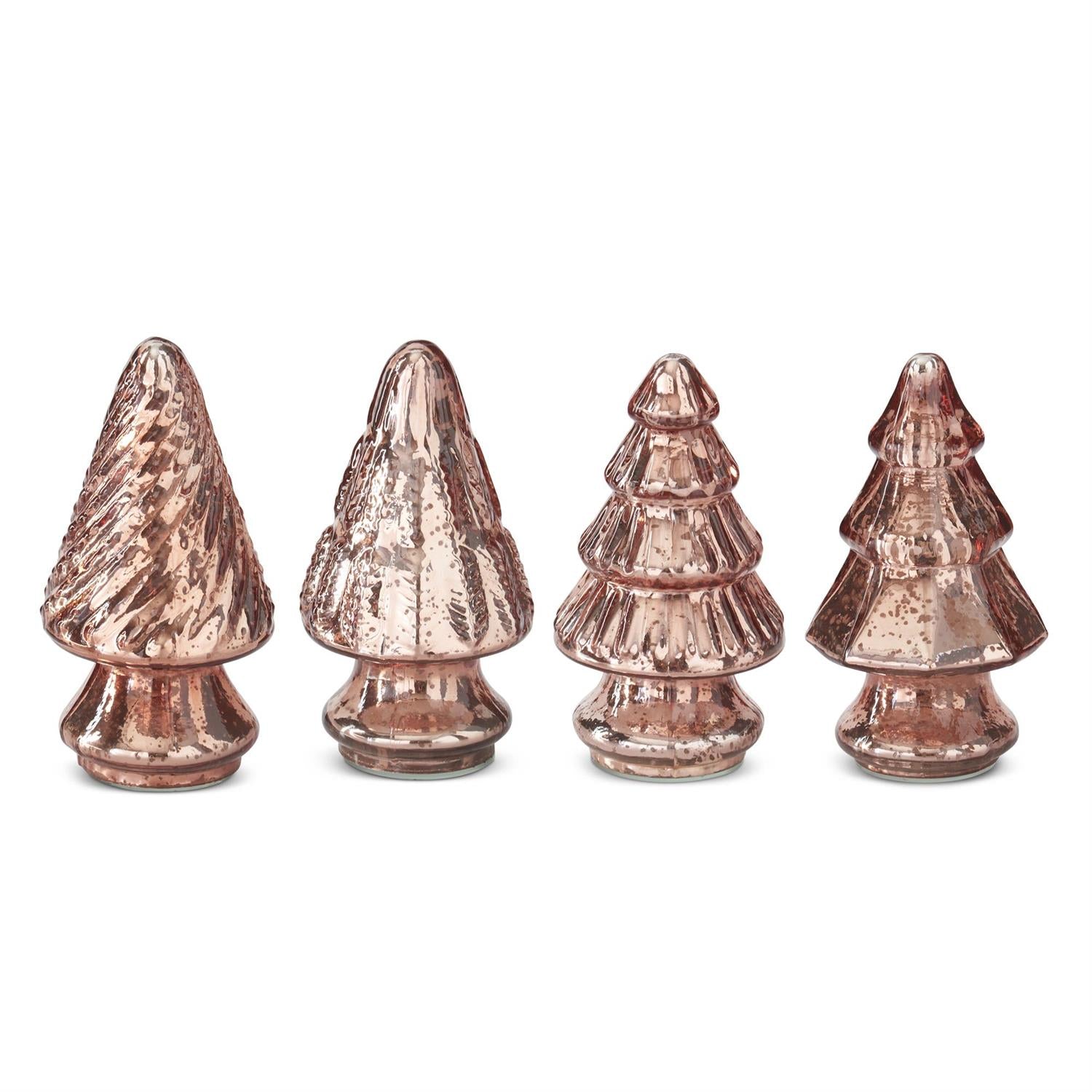 Mini Copper Mercury Glass Christmas Tree