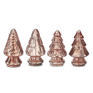 Mini Copper Mercury Glass Christmas Tree