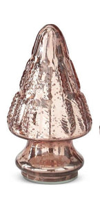 Mini Copper Mercury Glass Christmas Tree