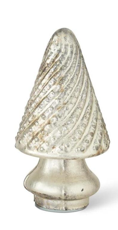 Mini Antique Gold Mercury Glass Christmas Tree