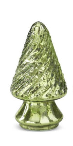 Mini Light Green Mercury Glass Christmas Tree