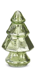 Mini Light Green Mercury Glass Christmas Tree