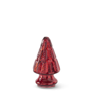 Mini Red Mercury Glass Christmas Tree