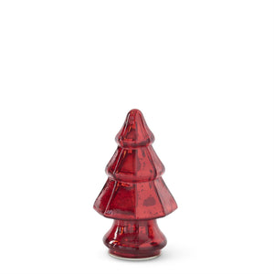 Mini Red Mercury Glass Christmas Tree