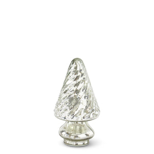 Mini Silver Mercury Glass Christmas Tree