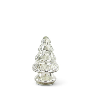 Mini Silver Mercury Glass Christmas Tree