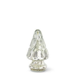 Mini Silver Mercury Glass Christmas Tree