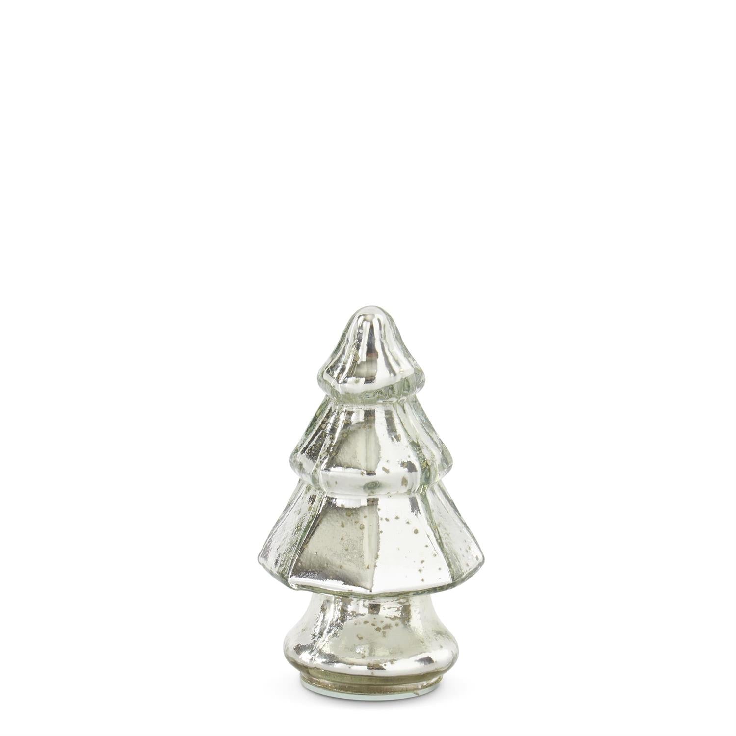 Mini Silver Mercury Glass Christmas Tree