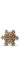 Mango Wood Snowflake Cutouts