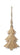 6 Inch Mango Wood Holiday Ornament