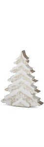 Whitewashed Mango Wood Christmas Tree