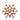 Wooden Snowflake w/White Edge