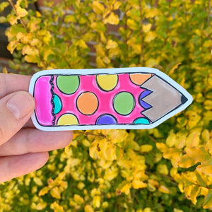 Colorful Pencil Sticker
