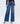 HIGH RISE TROUSER HEM EXTREME WIDE LEG JEANS