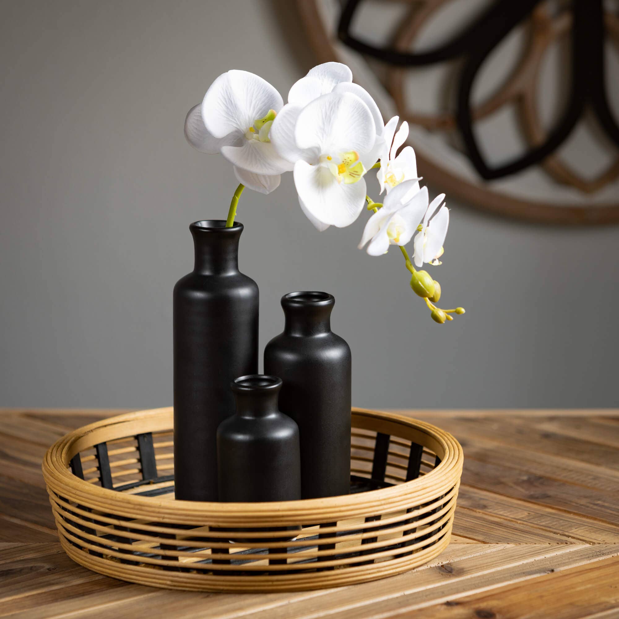 MATTE BLACK VASE