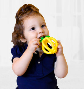 Lemon Bitzy Biter™ Teething Ball Baby Teether