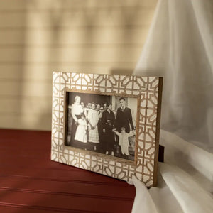 4X6 Vennie Neoclassical Carved Wood Photo Frame
