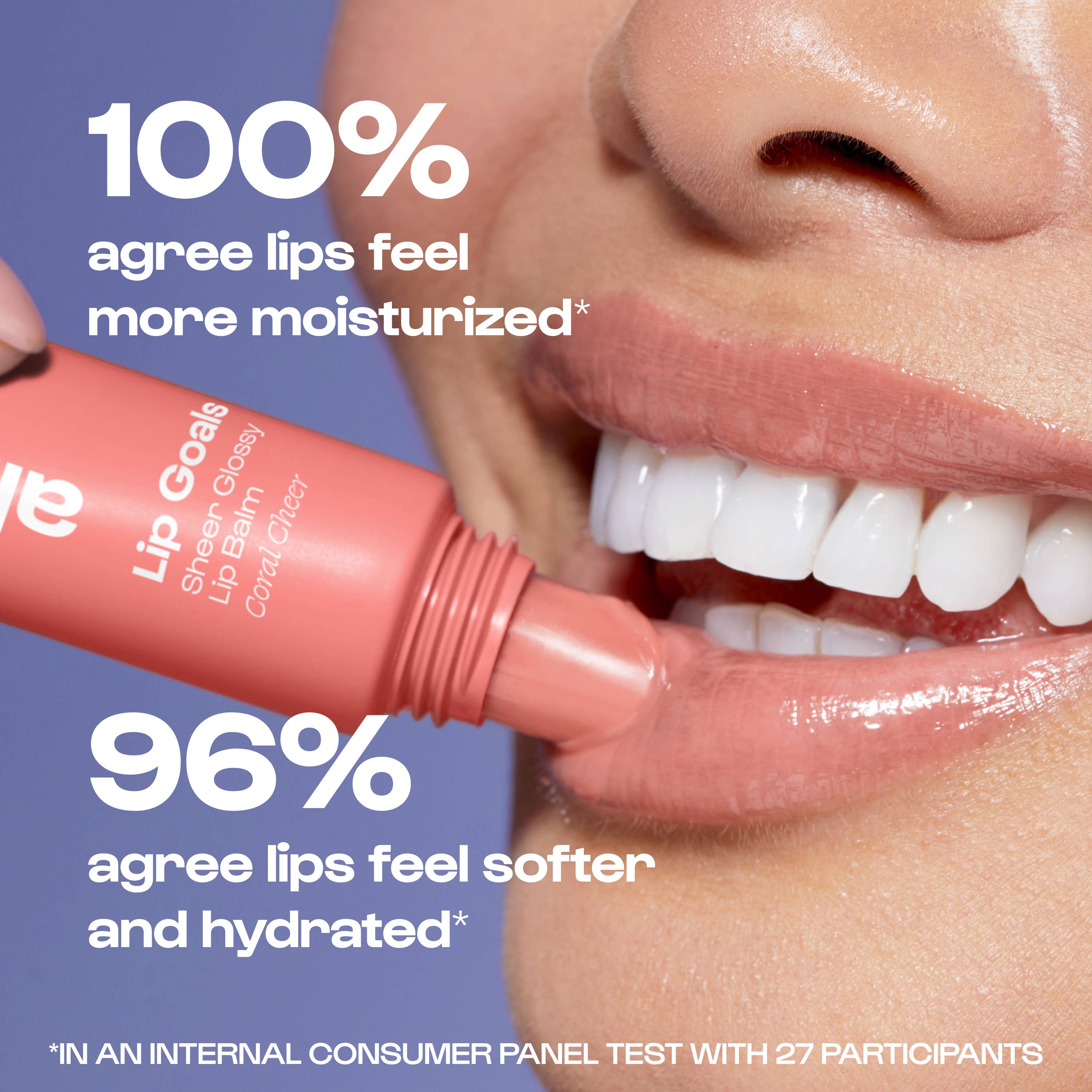 Coral Cheer Lip Goals Glossy Lip Balm/ Gifts / SPA